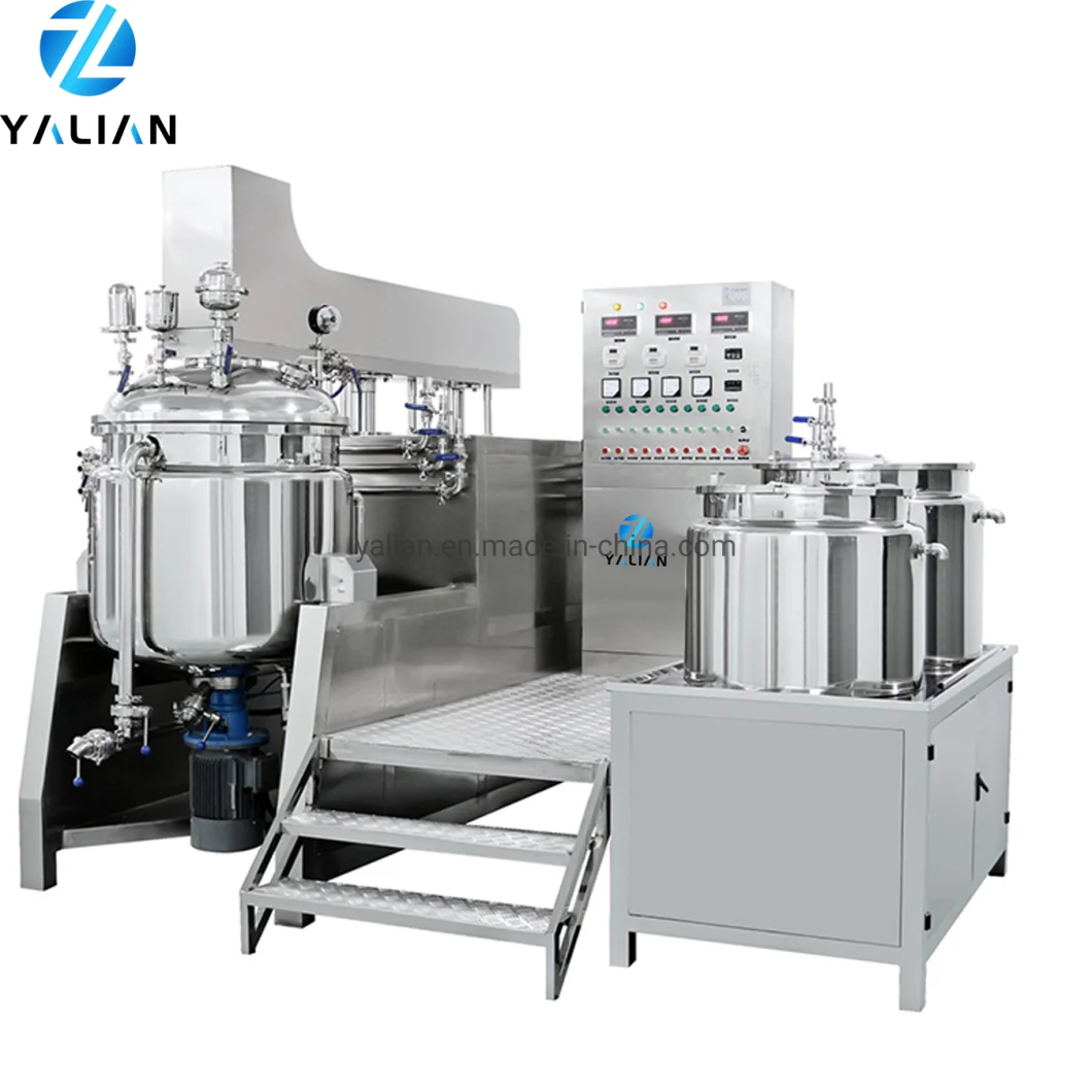 Cosmetic Creams Mixing Equipment/Shampoo Mixing Tank/Ointment Vacuum Emulsifying Machine 200L