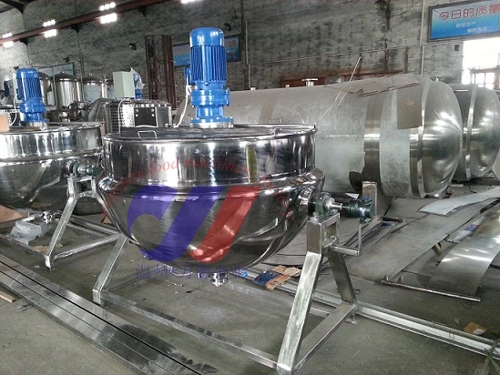 600L Automatic Tilting Steam Heating Jacketed Cooking Kettle