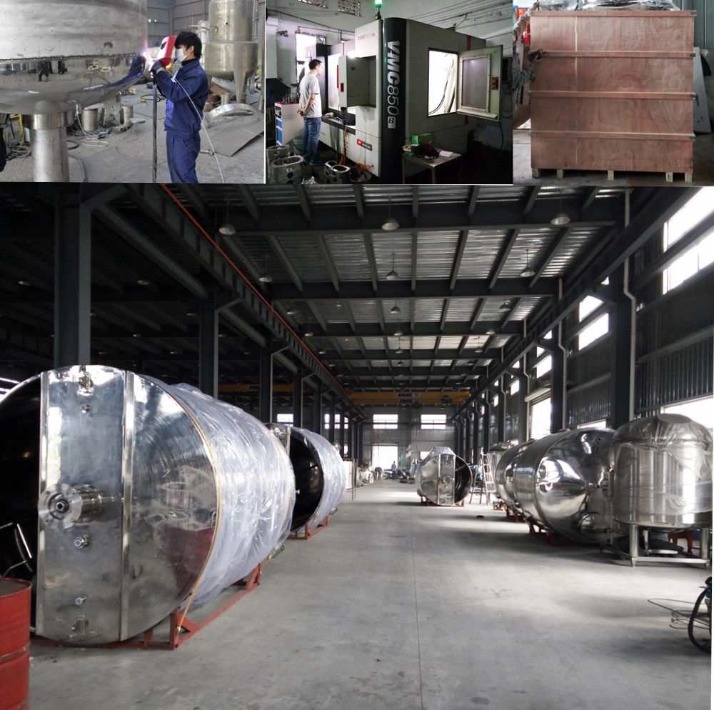 High Quality Stainless Steel 1000L Cooling and Heating Paint Chemical Liquid Mixing Tank