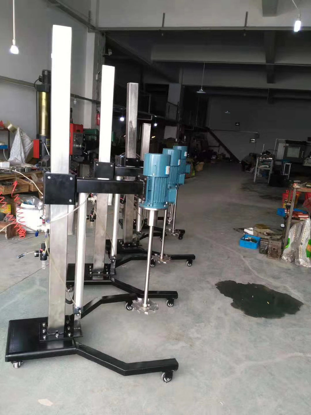 7.5kw Oil Paint Production High Speed Dissolver Mixer High Shear Mixer