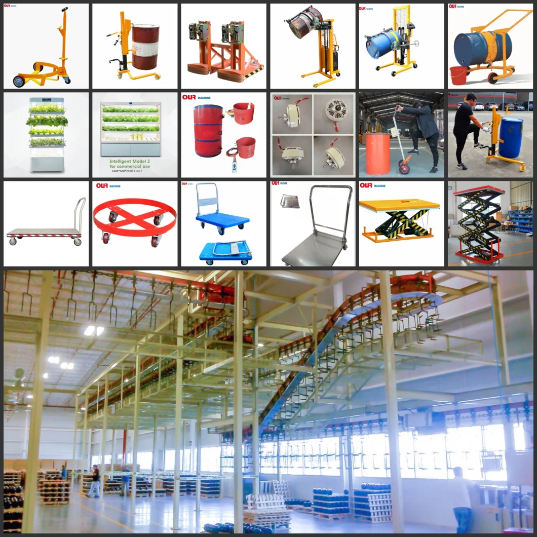 450kg Manual Hydraulic Drum Lifter Drum Handler with Weighting Scale