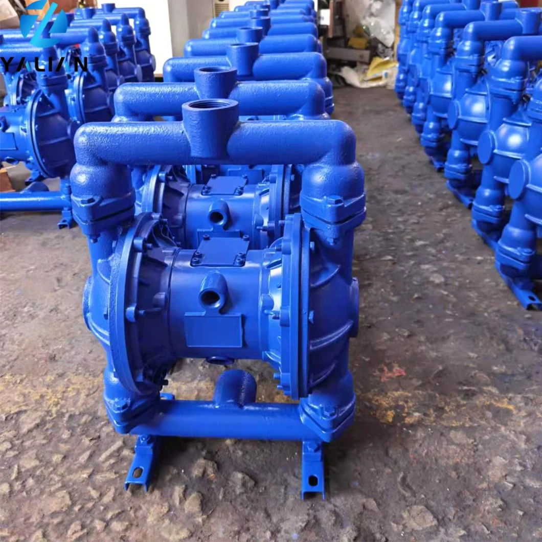 Polypropylene Plastic Pneumatic Diaphragm Pump Structure Standard or Nonstandard Diahphragm Pump