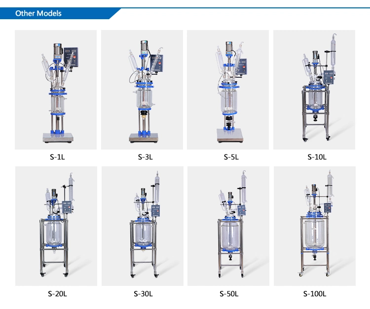 20L Single-Layer Glass Continuous Stirred Tank Reactor