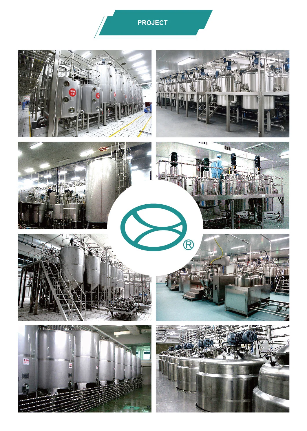 Sanitary Mixing Tank for Food and Beverage