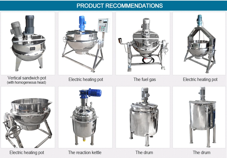 Sanitary Magnetic Agitation Mixing Tank for Chocolate