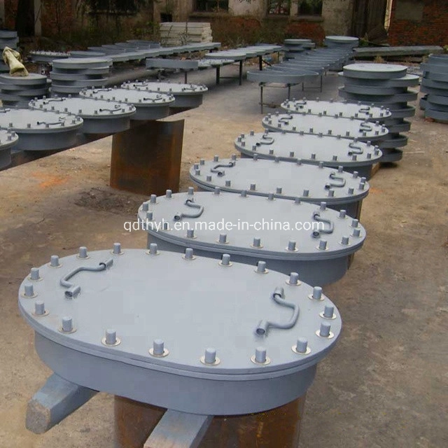 Nominal Size 800*600 Oval B Type Manhole Cover/Marine Watertight Hatch Cover