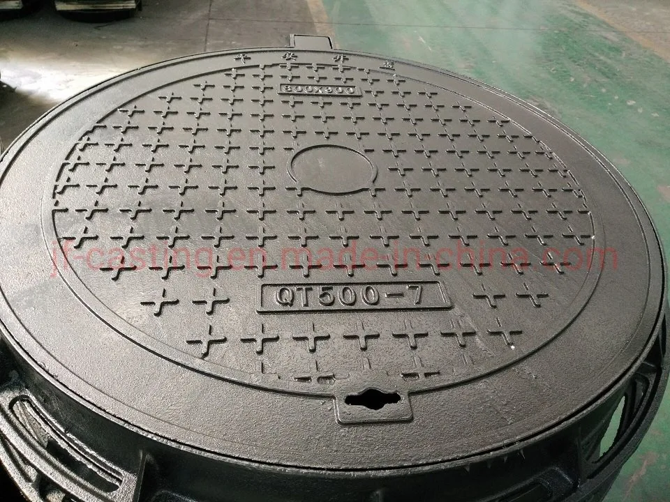 Export Cast Iron Manhole Covers with Frame Clear Open 500X500 600X600 700X700 800X800