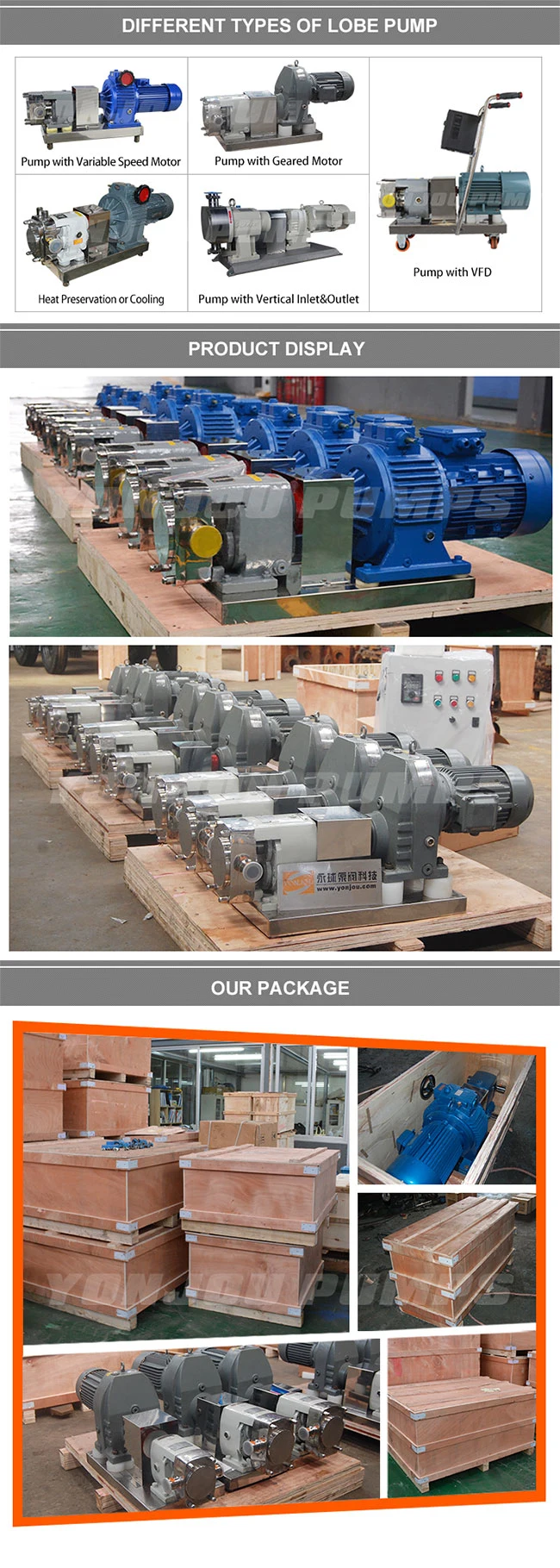 Ice Cream Pump, Stainless Steel Rotor Pump, High Viscosity Liquid Pump