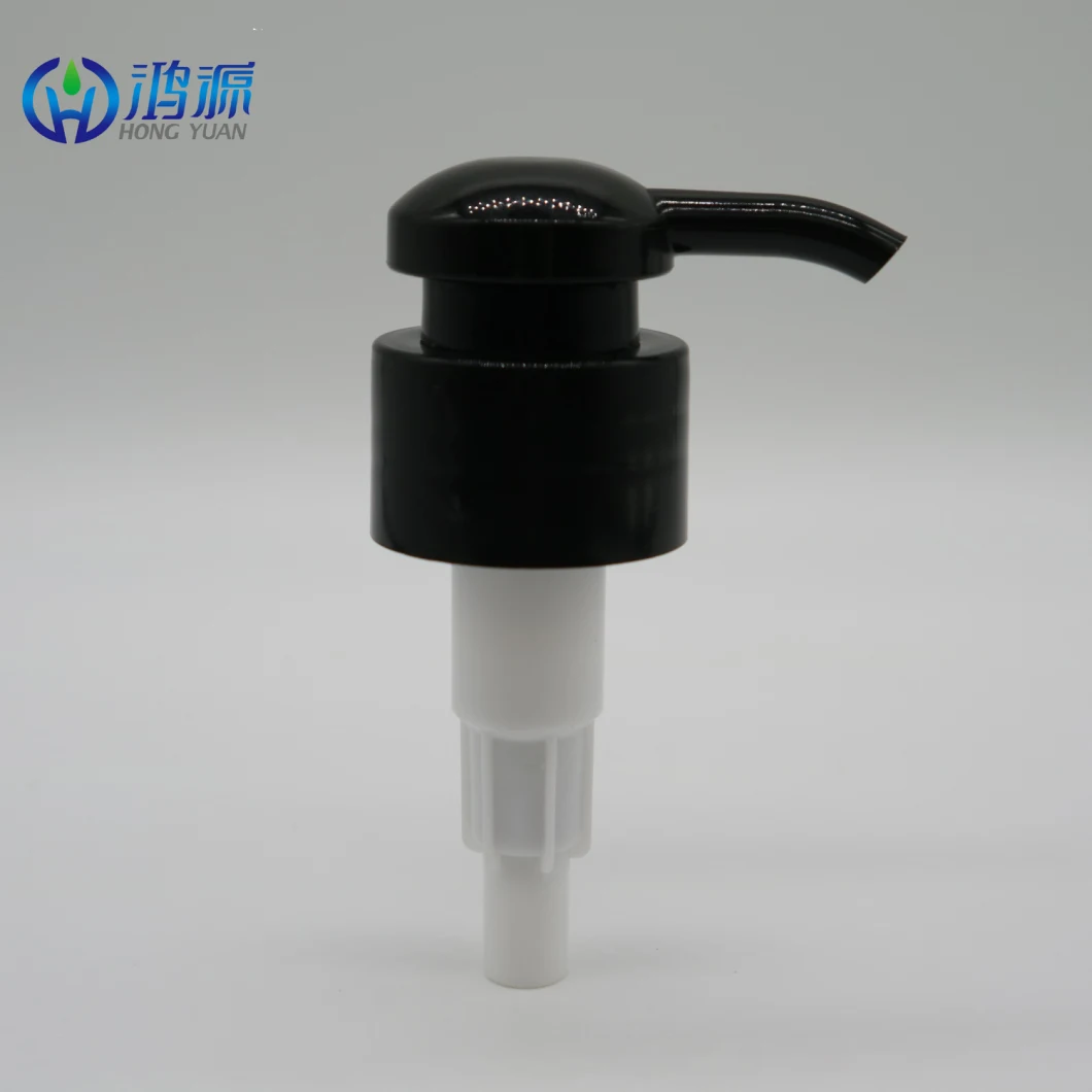 Black 28/410 Screw Lock Pump Hand Lotion Dispenser Pump Plastic Shampoo Pump Sprayers