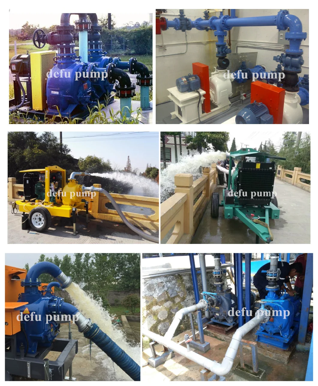 Diesel Engine Driven Self Priming Centrifugal Sewage Water Pump/Oil Transfer Pump/Slurry Pump