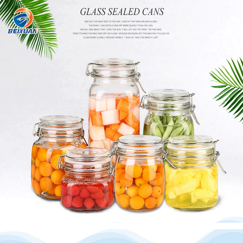 Heat-Resistant Glass Storage Tank Multi-Grain Storage Tank Large Capacity Glass Jar