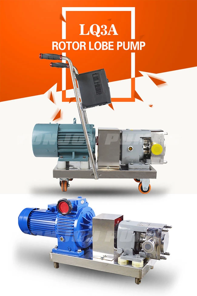 Ice Cream Pump, Stainless Steel Rotor Pump, High Viscosity Liquid Pump