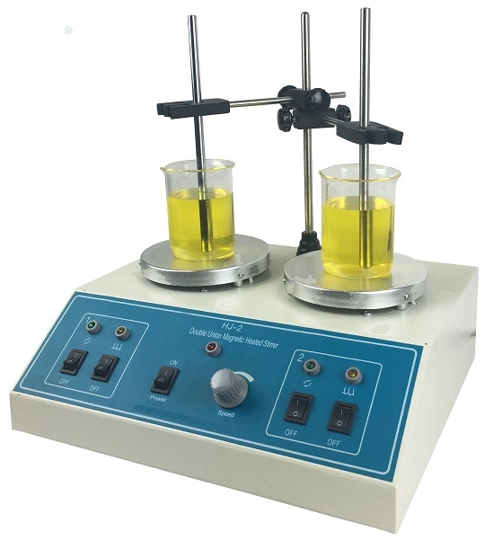 Lab Two in One Magnetic Stirrer, Double Magnetic Heated Stirrer (HJ-2)