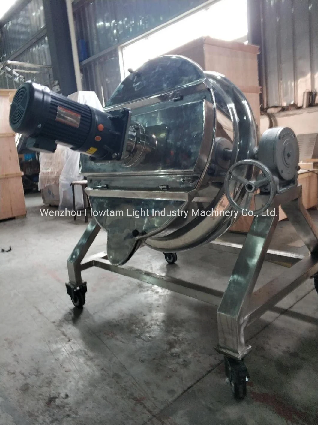 300liter Electric or Steam Heating Jacketed Mixing Kettle with Agitator