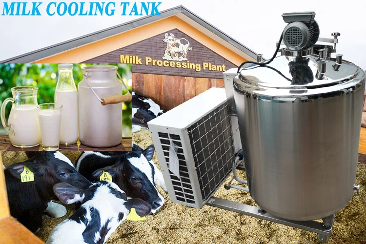 Milk Juice Beverage Cereal Food Heating Mixing Blending Cooling Tank