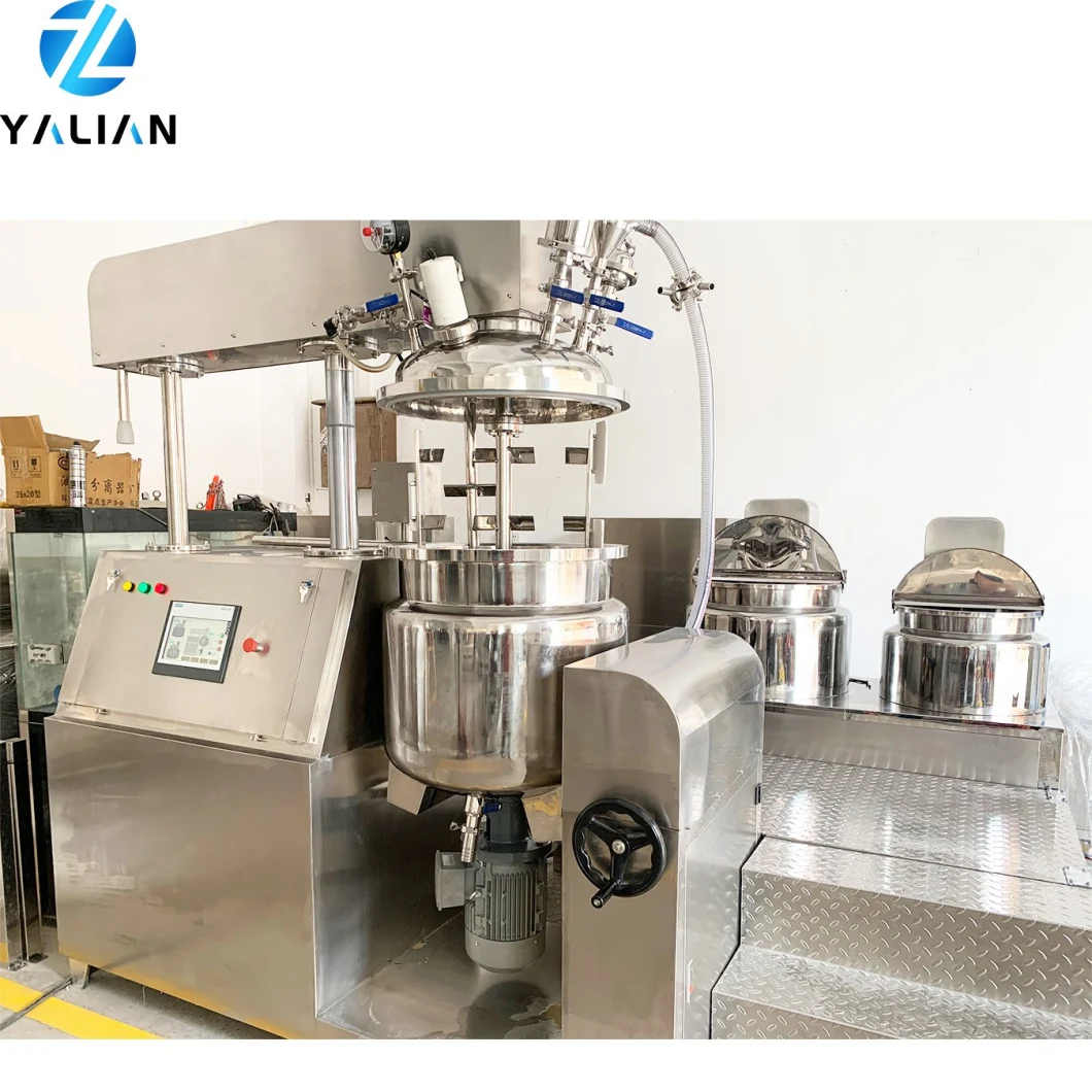 Cosmetic Cream Making Machine, Vacuum Homogenizer Mixer, Shampoo Mixing Tank, Emulsifying Equipment