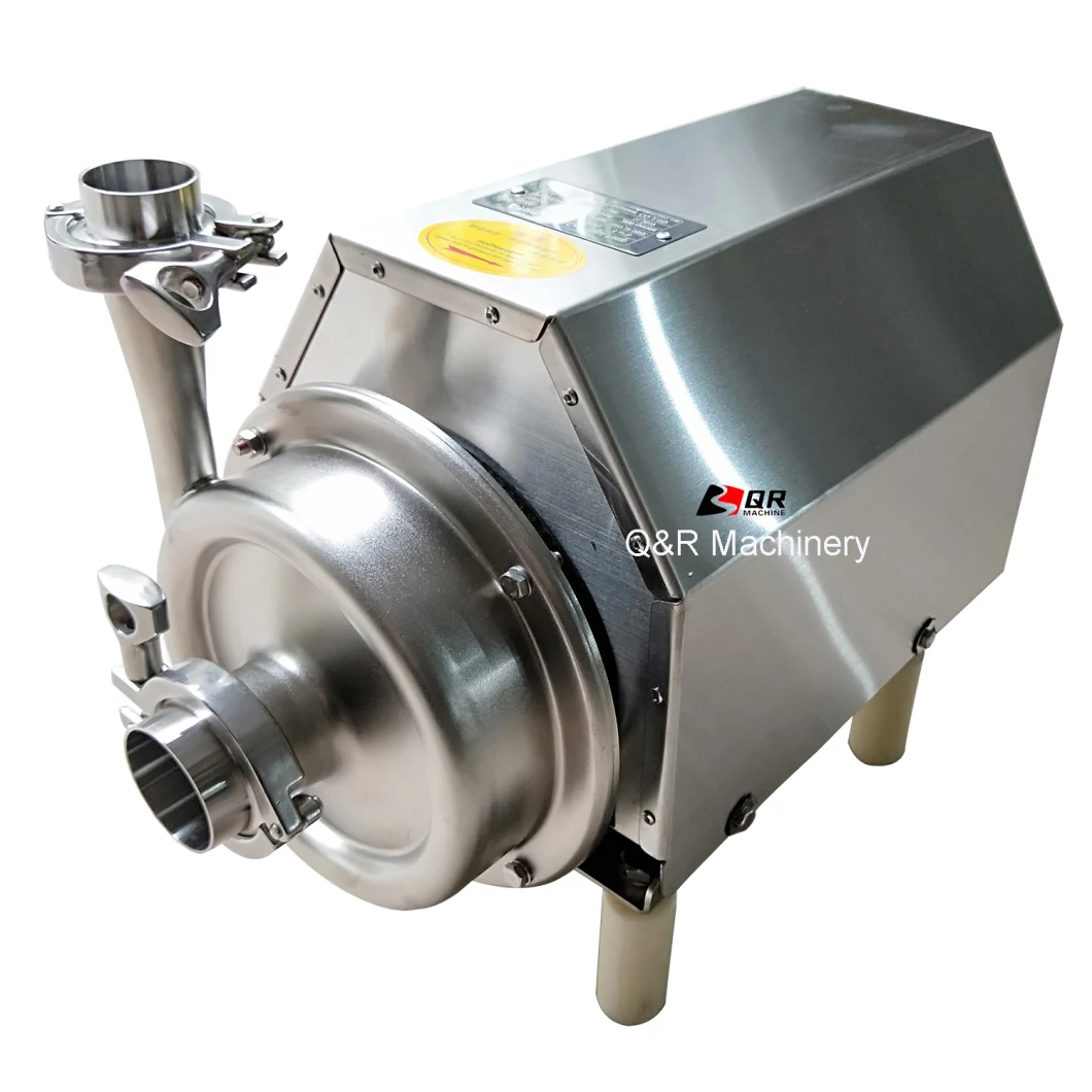 Food Grade High Pressure High Flow Rate ABB Motor Sanitary Stainless Steel Centrifugal Milk Pump