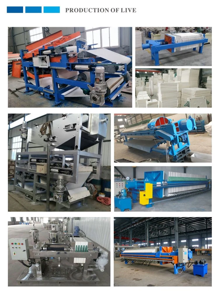 Plate and Frame Filter Press Machine Hydraulic Filter Press