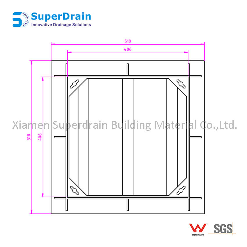 Stainless Steel 304/316 Building Material Manhole Cover