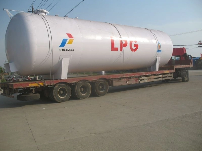 ASME Pressure Vessel 50ton 100cbm 100000L LPG Storage Tank LPG Bullet Gas Storage Tank