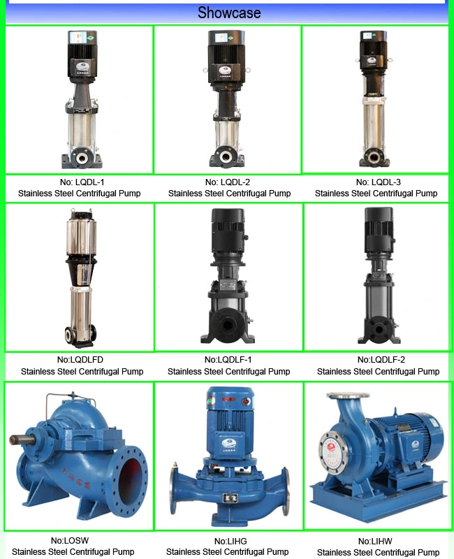 Boiler Feed Water Centrifugal Pump Multistage Stainless Steel Centrifugal Pump