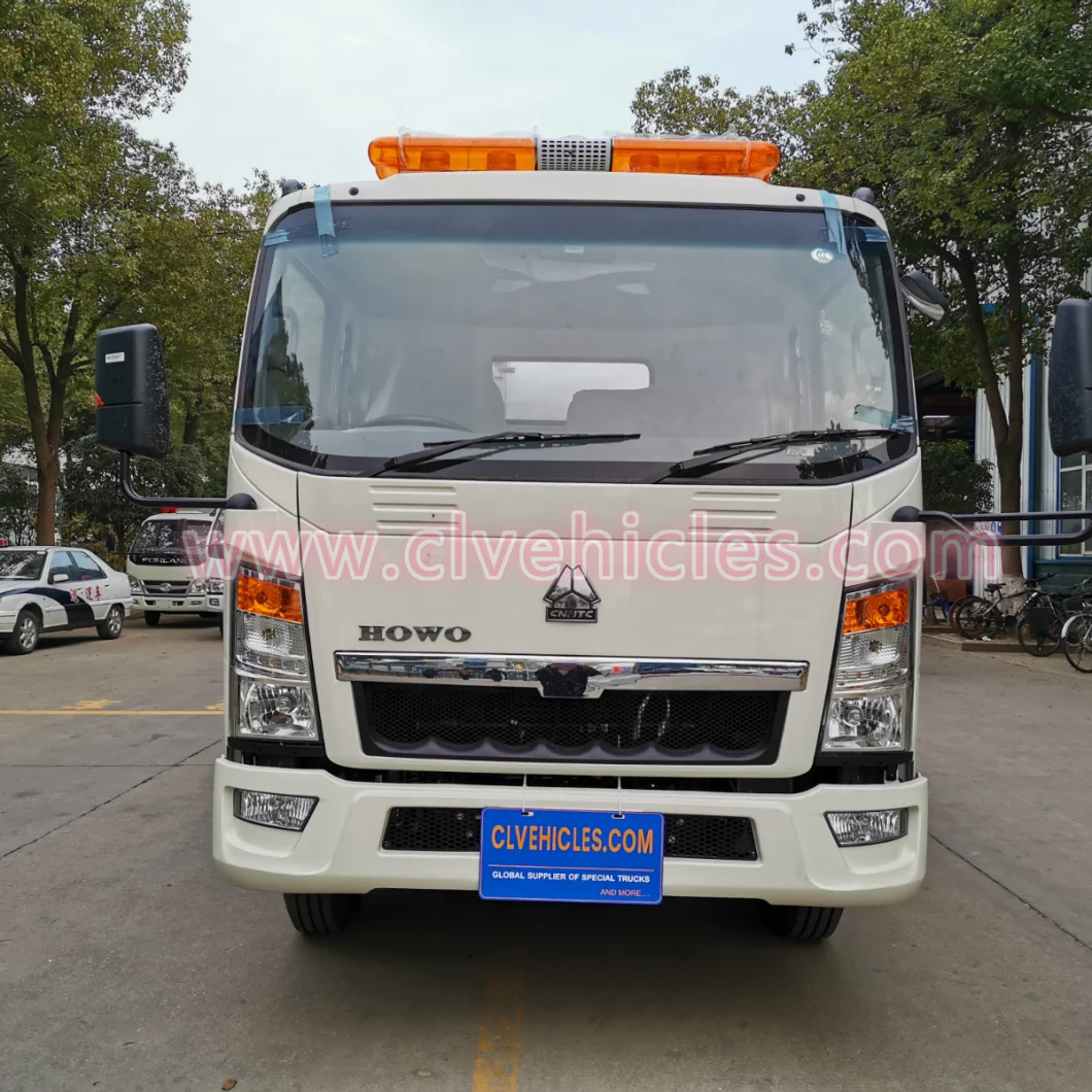 HOWO 5cbm Vacuum Tank Truck Sewage Suction Truck Vacuum Truck Suction Truck