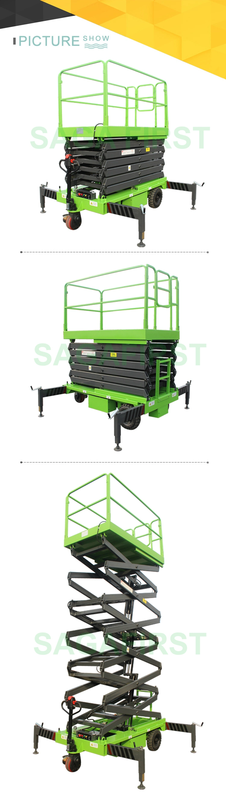 20m Mobile Hydraulic Aerial Electric Scissor Lift