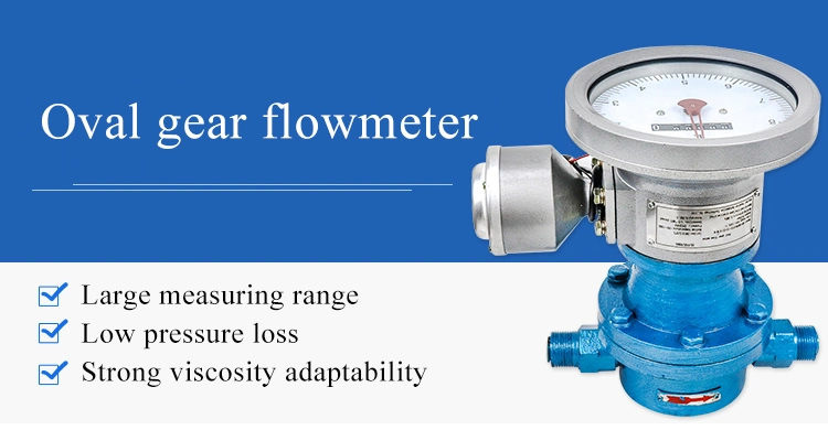 Oval Gear Flow Meter Oil Stainless Steel Oval Gear Flow Meter for Oil Fuel Diesel