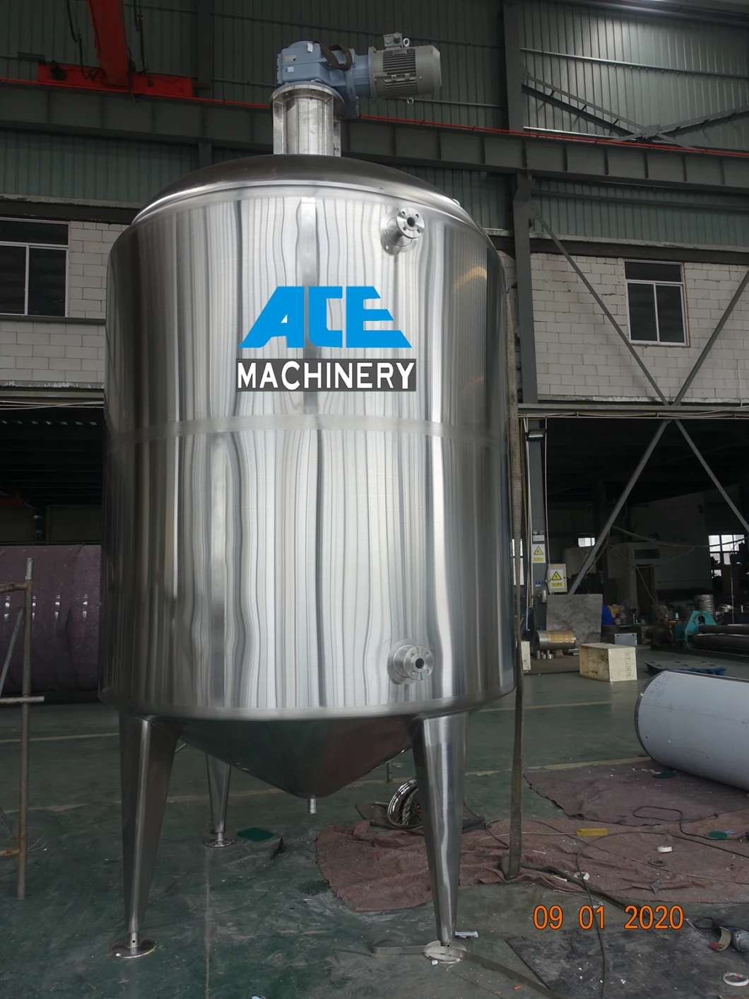 High Speed Paint Mixer Disperser Stainless Steel Mixing Tank