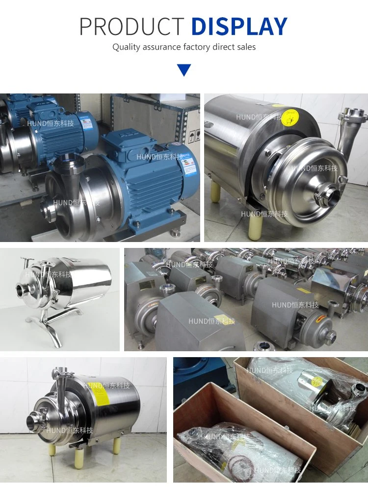 High Quality Sanitary Stainless Steel Liquid Transfer Elivery Pump Centrifugal Pump