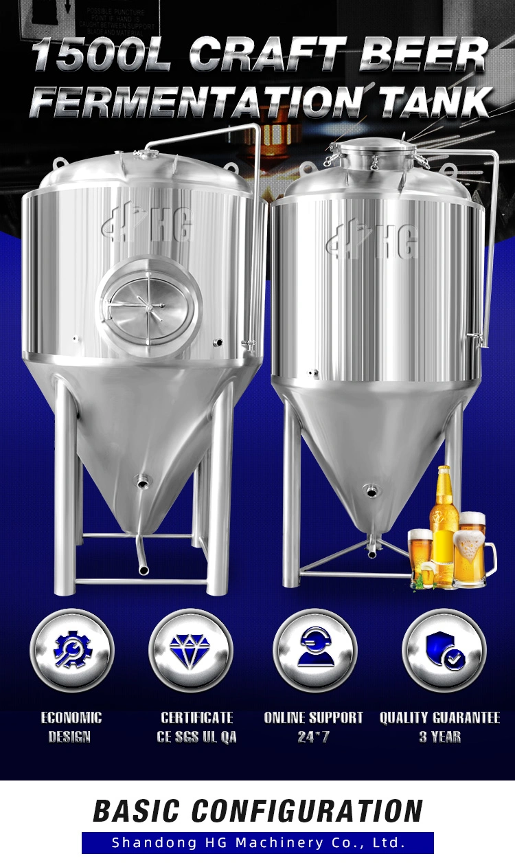 Stainless Steel Beer Fermentation Tank 10000L / Jacketed Yogurt Fermentation Tank