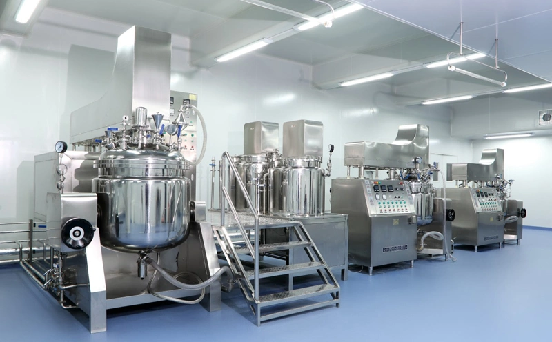 Body Lotion Cream Making Machines, Double Jacketed Mixing Tank