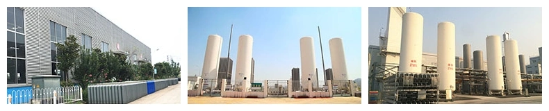 Liquid Nitrogen Storage Tank Oxygen System Upright Vertical Bulk Storage Tank