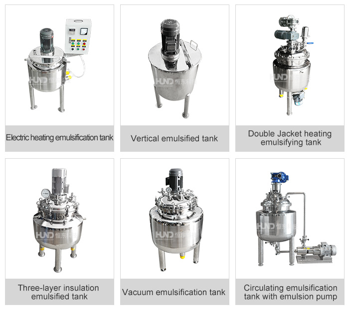 Stainless Steel Heating Mixing System Emulsifying Tank for Pharmaceutical/Cream