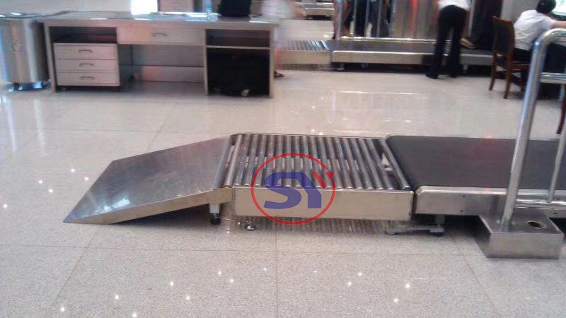 45/90 Degree Curved Tapered Roller Conveyor Rolling Parcel Conveyor