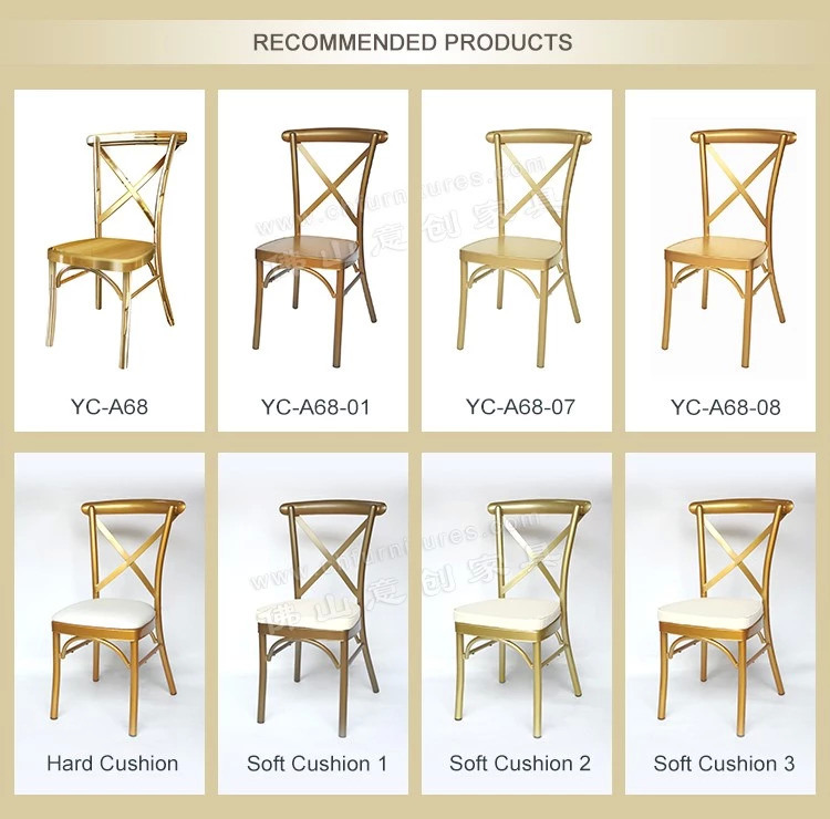 Wholesale Stacking White Metal Tiffany Chiavari Wedding Chair for Event and Banquet