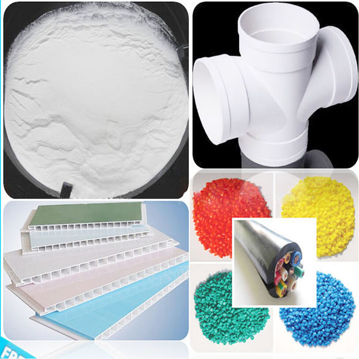 White Powder Polyvinyl Chlorid S65D PVC Resin S65