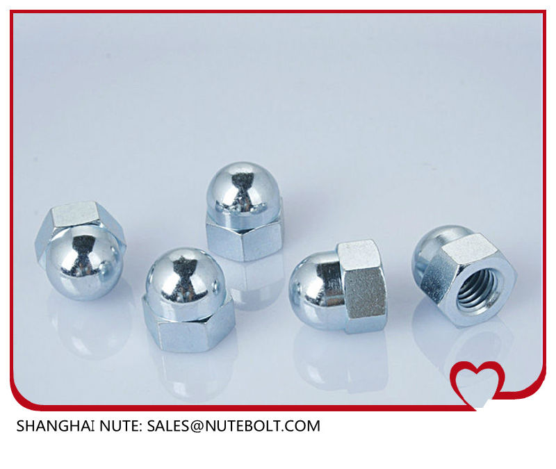 Stainless Steel 304 316 Hex Cap Dome Nuts DIN1587 M8-M52