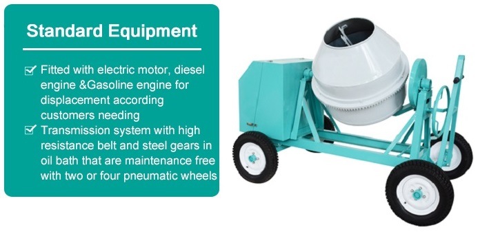 Concrete Mixer Machine, Portable Concrete Mixers, Mini Concrete Mixer