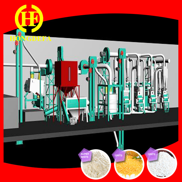 Automatic Corn Mill Maize Mill Maize Meal Grinding Machine