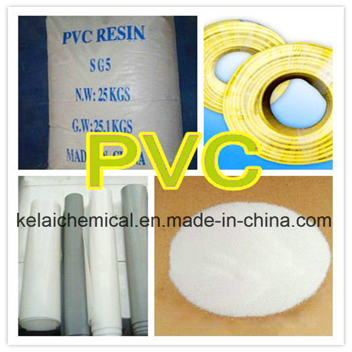 Plastic Raw Material PVC Resin S65 for Pipes & Cables