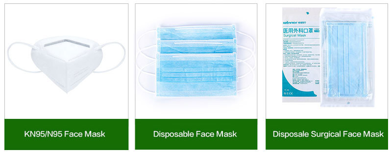 Bandage Type of Surgical Mask/Disposable Masks 3-Ply Face Mask/Bandage Mask