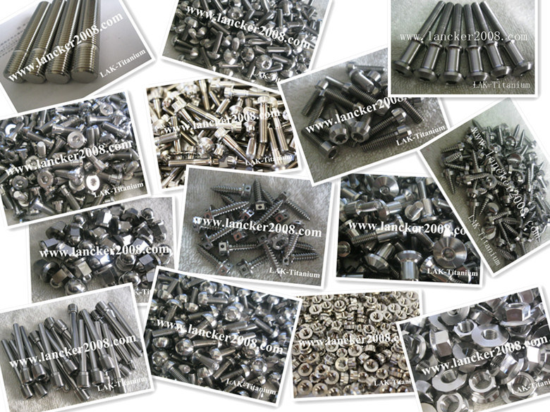 Titanium Hexagon Flanged Nut DIN6923 Gr5 M4 5 6 8 10 12 14*1.5 16*1.5 18*1.5 20*1.5 24*1 25*1.5 33*1.5