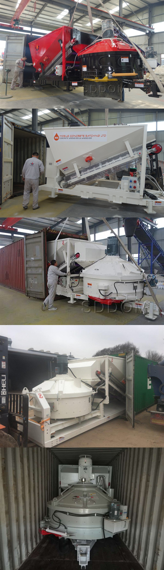 Small Construction Equipment Small Concrete Production Plant Mobile Concrete Batch Plant with Cost Price