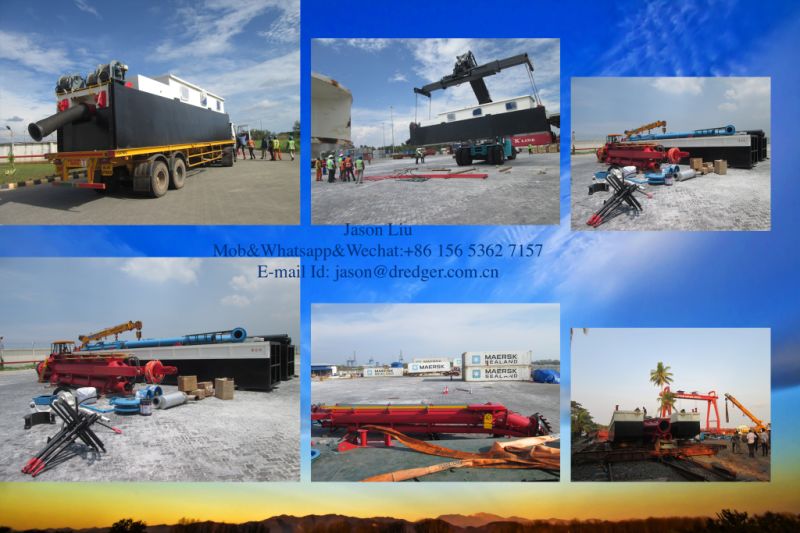 Professional and Portable Cutter Suction Dredger /Sand Dredger for River Dredge