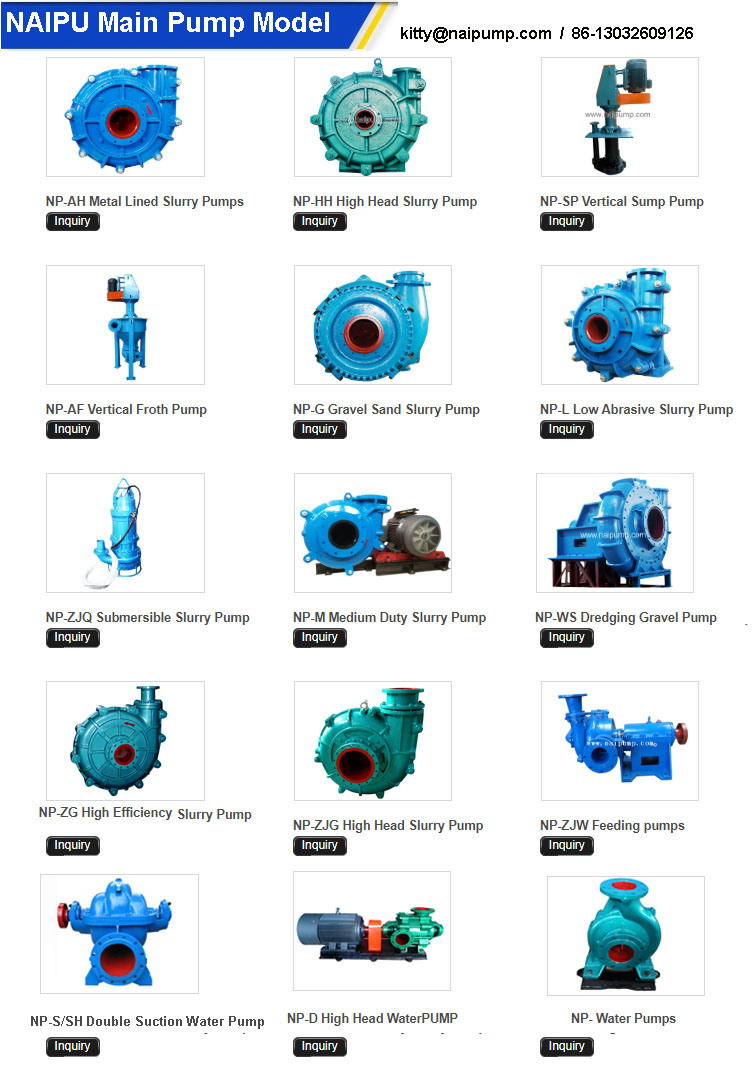 14/12 G-G Sand Gravel Dredge Pump and Spare Parts