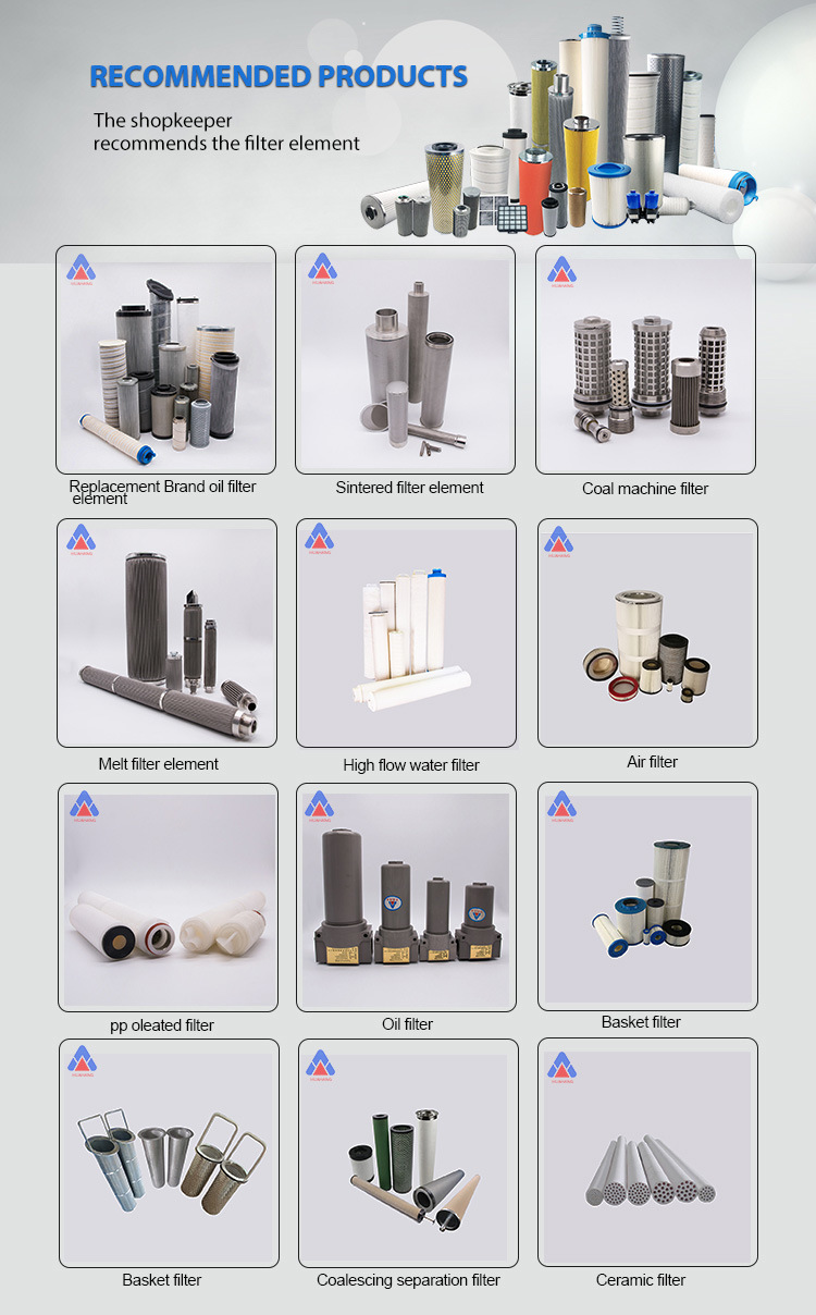 Replace of industrial water filter element/oil filter cartridges/air filter/hydraulic filter