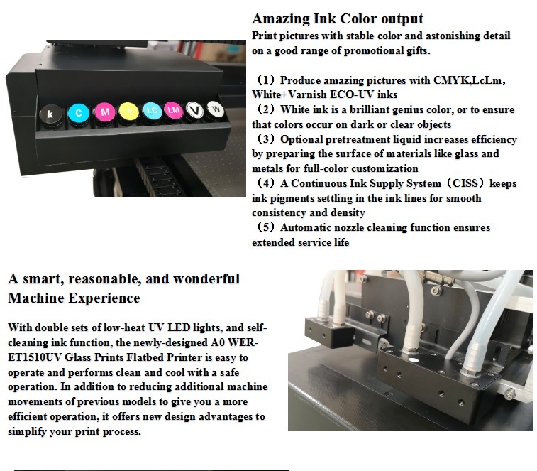 Large Format Multicolor Best Large Format UV Printers for Glass Printing