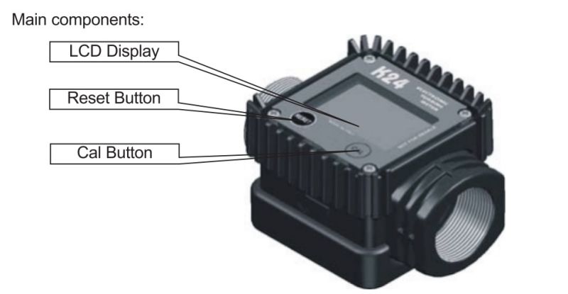 Electronic Water Flow Meter K24