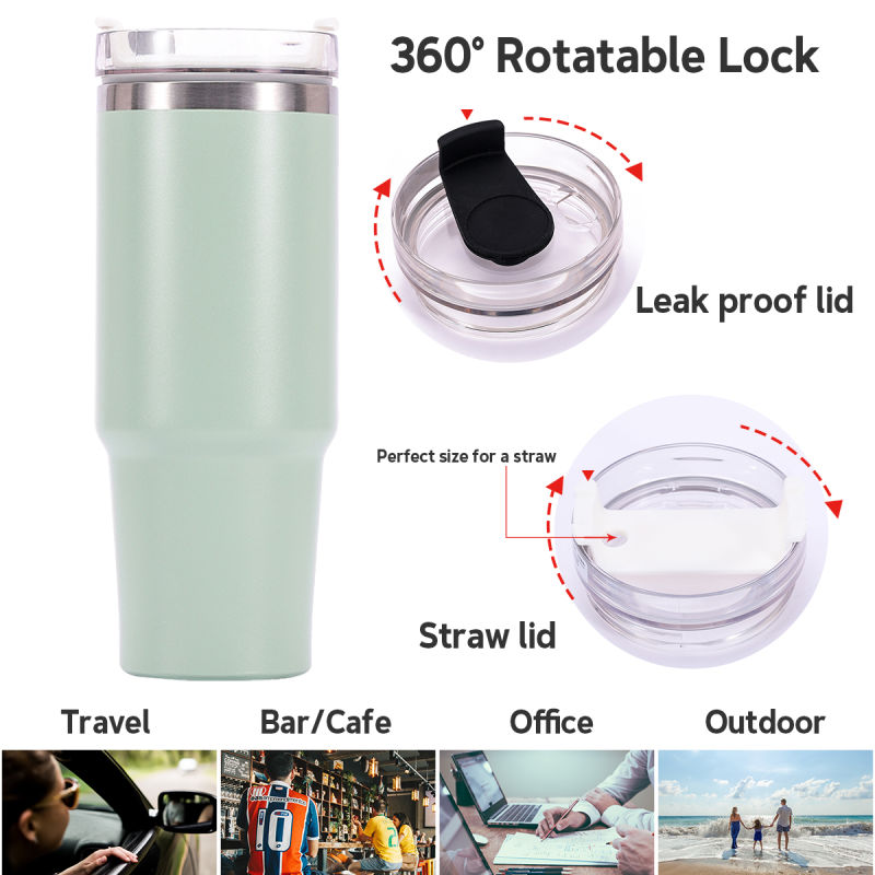 20&30oz Newest Design Product Double Walled 304 Stainless Steel Mug with Lid